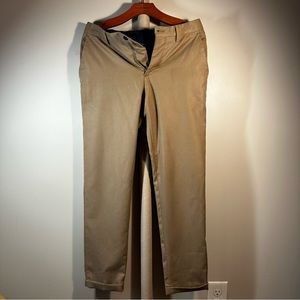 ZARA men slim fit khaki suit pants